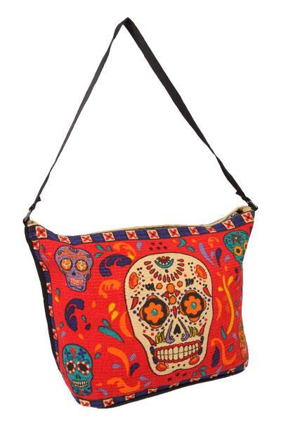 Day of the Dead Handbag-Skulls